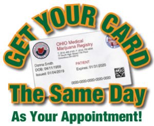 Get your medical marijuana card the same day as your appointment
